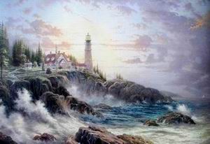 Thomas Kinkade oil painting