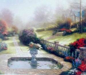 Thomas Kinkade oil painting