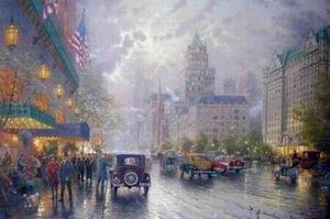 Thomas Kinkade oil painting