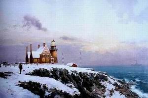 Thomas Kinkade oil painting