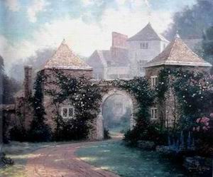 Thomas Kinkade oil painting