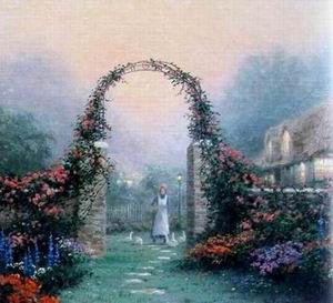 Thomas Kinkade oil painting