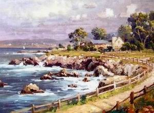 Thomas Kinkade oil painting