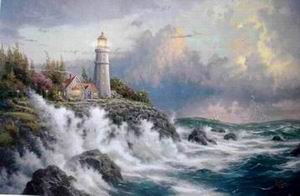 Thomas Kinkade oil painting
