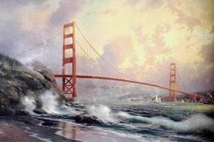 Thomas Kinkade oil painting