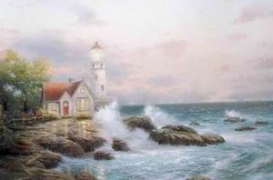 Thomas Kinkade oil painting