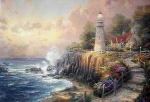 Thomas Kinkade oil painting