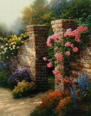 Thomas Kinkade oil painting