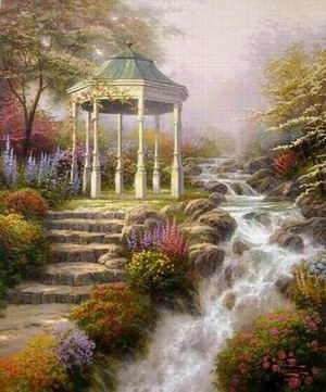 Thomas Kinkade oil painting