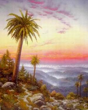 Thomas Kinkade oil painting