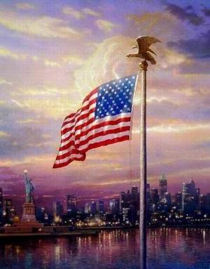 Thomas Kinkade oil painting