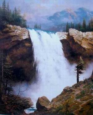 Thomas Kinkade oil painting