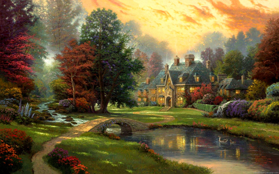 Thomas Kinkade Giclee Print